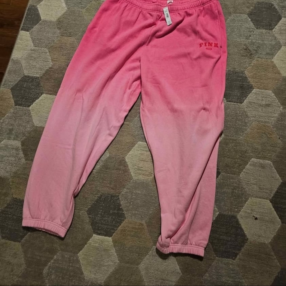 Pink Womens Baggy Jogger Pants